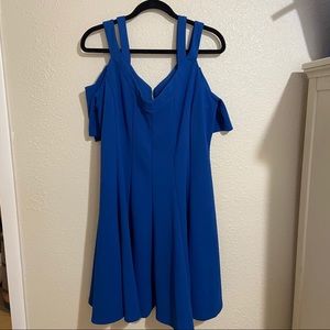 Lane Bryant cobalt dress